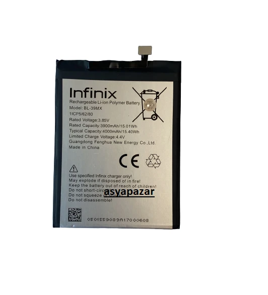 Infinix S5 Pro X660 Pil Batarya BL-39MX İnfilix Pil Batarya ürün görseli