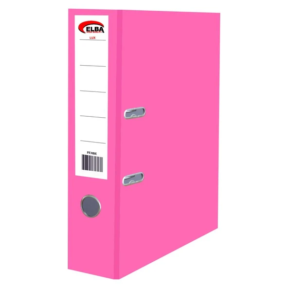 Elba Klasör Plastik Lüx Geniş Pembe (10 adet) - 2