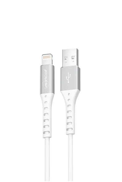 Apricot APC-A140L Lightning 1M 3.4A Şarj + Data Kablosu