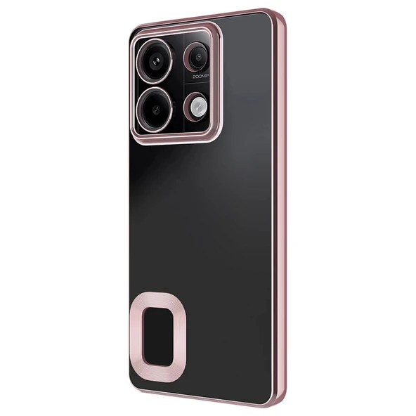 Xiaomi Redmi Note 13 Pro 5G Kılıf Kamera Korumalı Logo Gösteren Zore Omega Kapak - 4