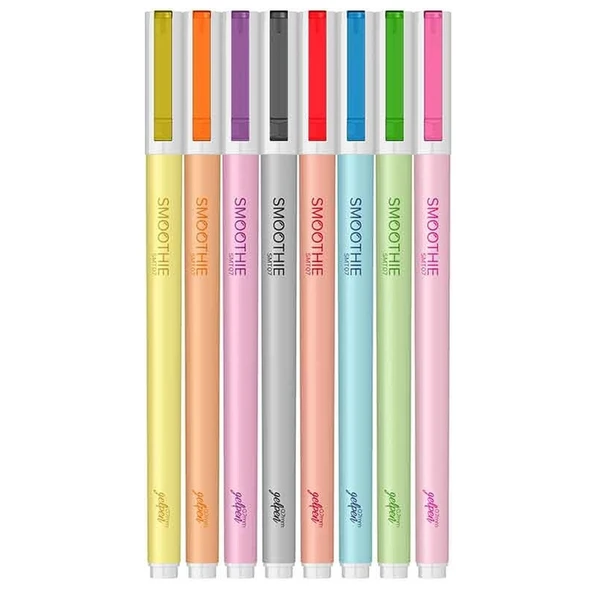 Scrikss Roller Kalem Smoothie Jel 8 Li Blister SMT07 ürün görseli