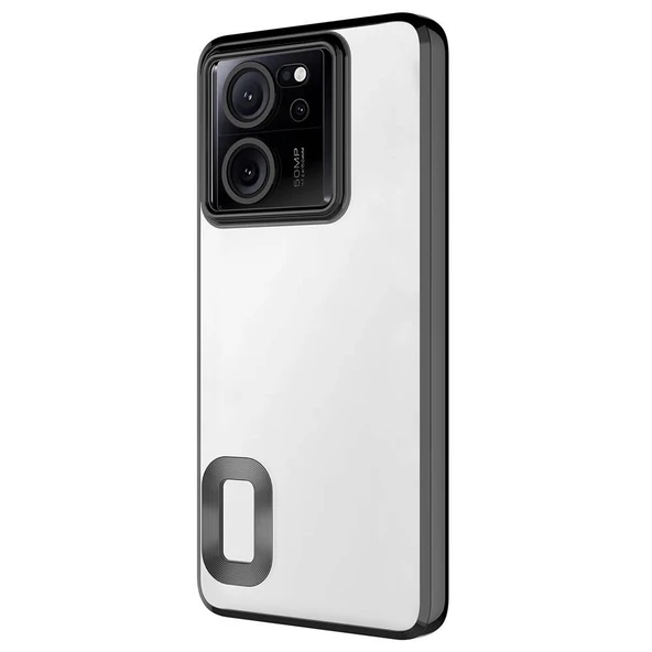 Xiaomi Mi 13T Kılıf Kamera Korumalı Logo Gösteren Zore Omega Kapak - 8