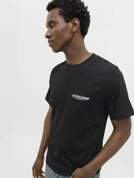 Jack Jones Lıdo Chest Regular Fit Erkek Tişört 12281092 - 5