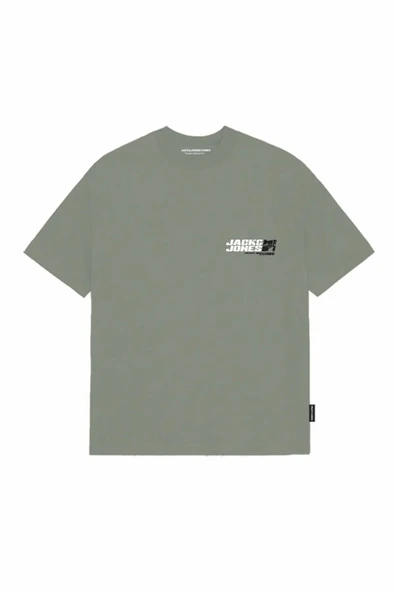 Jack Jones Lıdo Chest Regular Fit Erkek Tişört 12281092