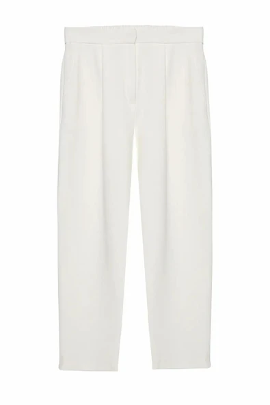 Quzu Kemer Detaylı Kadın Pantolon - Resim 4