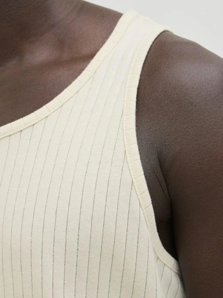 Jack Jones Infınıty Rıb Regular Fit Erkek Atlet 12277751 - Resim 3