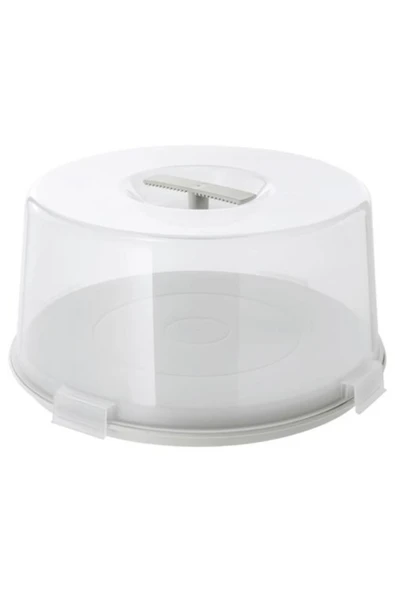 Krıspıg Kek Fanusu, Şeffaf 36 cm Kek Pasta Taşıyıcı ürün görseli