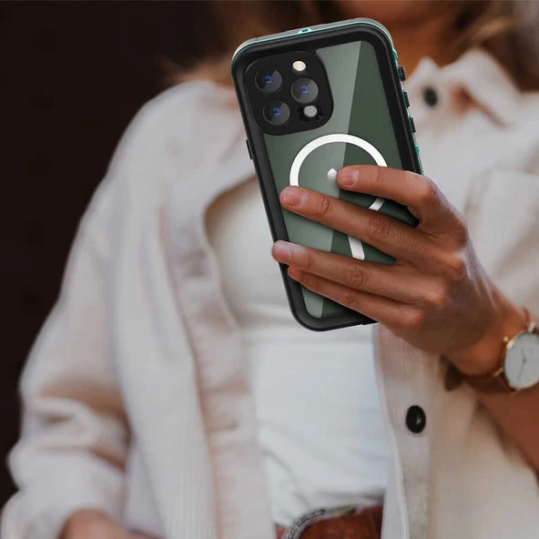 Apple iPhone 14 Pro Max Kılıf 1-1 Su Geçirmez Kılıf - Resim 6