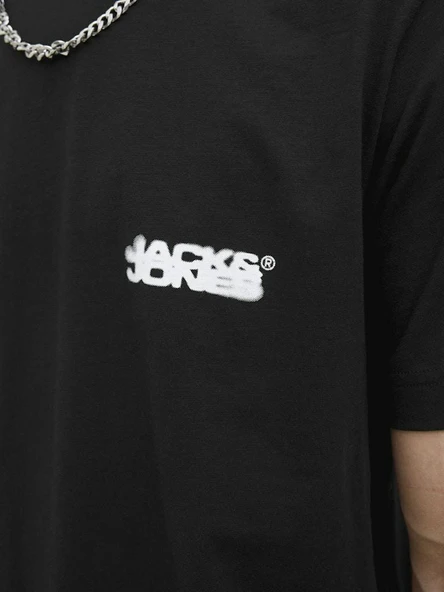 Jack Jones Sago Logo Regular Fit Erkek Tişört 12276524 - 3