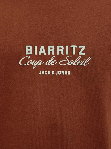 Jack Jones Canggu Chest Relax Fit Erkek Tişört 12277227 - Resim 5