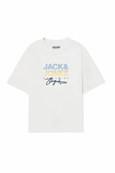 Jack Jones Canggu Logo Regular Fit Erkek Tişört 12281809
