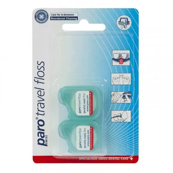 TechTic 1763 ParoTravelFloss Mumlu Diş İpi