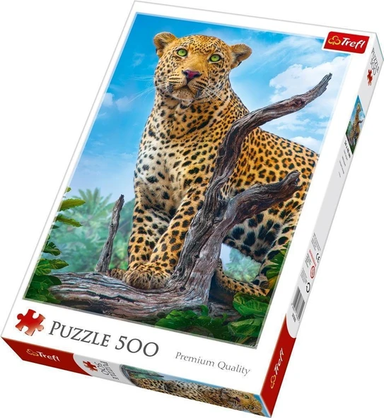 Trefl Puzzle Wild Leopard 500 Parça - Resim 2