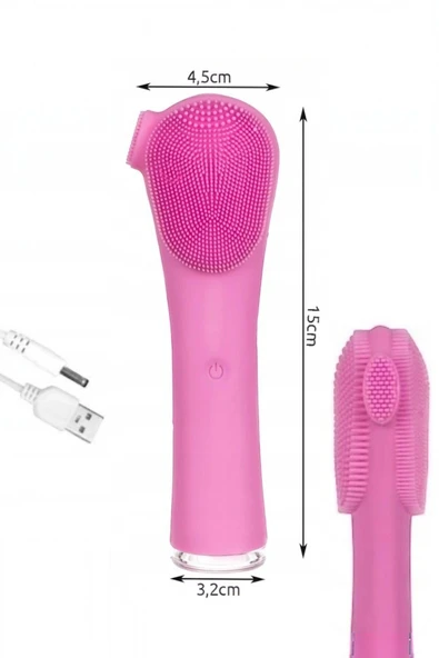 5 Modlu Ultra Sonic Titreşimli Hassas Yüz Cilt Makyaj Temizleme Masaj Aleti Yüz Peeling Cihazı