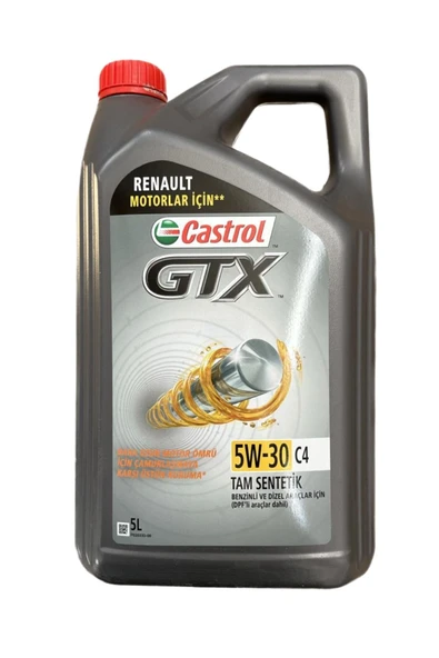 Castrol GTX 5W-30 C4 5 lt Motor Yağı