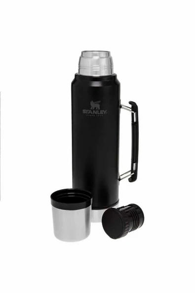 Stanley 1.1QT Klasik Vakumlu Çelik Termos 1 Lt 1 LT - Siyah 10-08266-002 - 3
