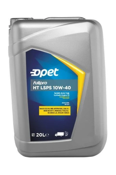 Opet Fullpro HT LSPS 10W-40 20 lt Motor Yağı