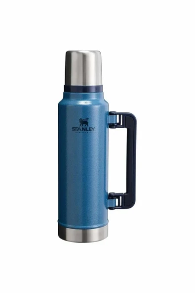 Stanley 1.5 QT Klasik Vakumlu Çelik Termos 1.4 Lt 1,4 LT - Koyu Mavi 10-08265-028 - 2