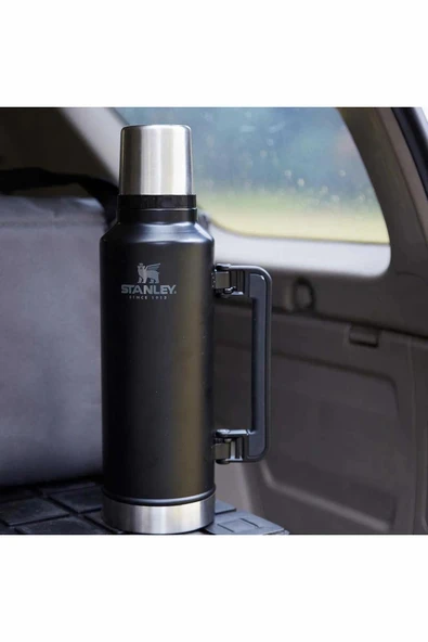 Stanley 2 QT Klasik Vakumlu Paslanmaz Çelik Termos 1.9 LT 1,9 LT - Siyah 10-07934-004 - 6