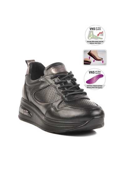Venüs 2216654Y Kadın Hakiki Deri Bağcıklı Air Flow Günlük Ayakkabı - 8