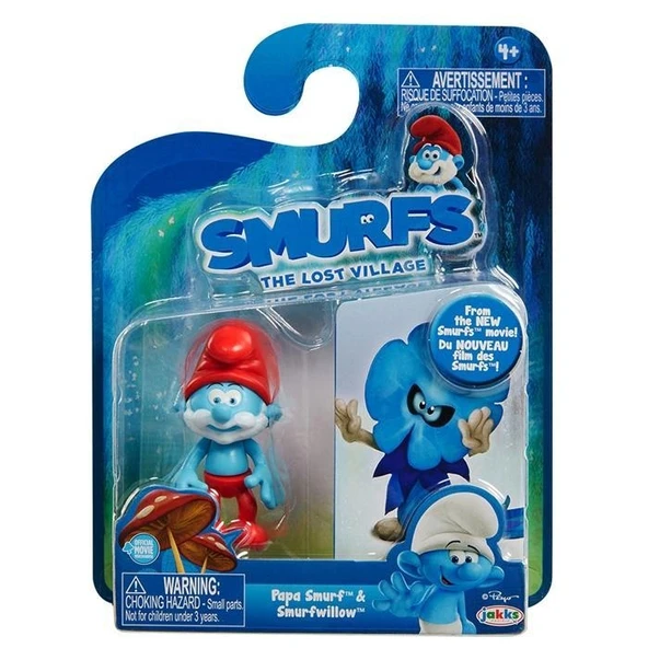 Şirinler Kayıp Köy Şirin Baba & Smurfvillow Figür Set - 2