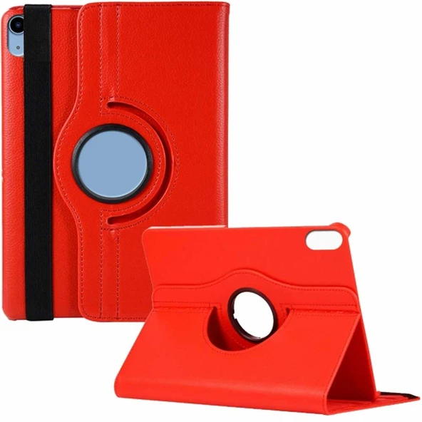 Apple iPad A16 Uyumlu 10,9 inç A3354 A3355 Döner Standlı Tablet Kılıfı - Resim 3