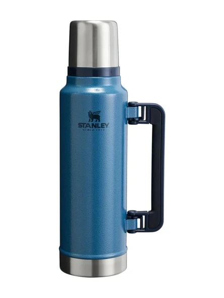Stanley 1.5 QT Klasik Vakumlu Çelik Termos 1.4 Lt 1,4 LT - Koyu Mavi 10-08265-028 - 4