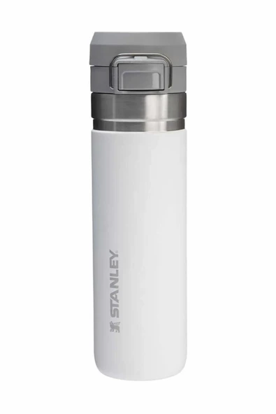 Stanley The Quick-Flip Water Bottle .7L / 24oz Frost Beyaz 10-09149-168 - Resim 2