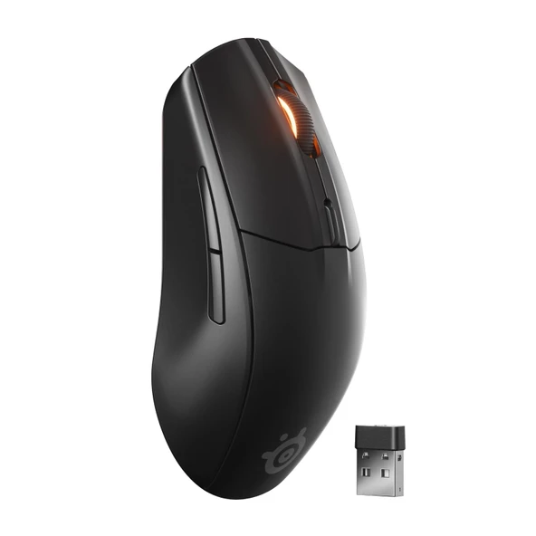 SteelSeries Rival 3 Wireless Gen 2 Gaming Mouse - 2.4GHz ve Bluetooth Bağlantı - Siyah ürün görseli 1