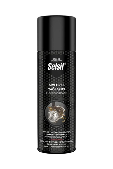 Selsil Sıvı Gres Yağlayıcı Sprey 500 ml