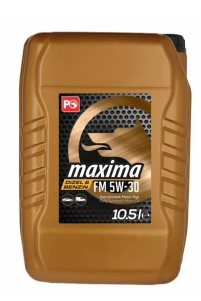Petrol Ofisi Maxima FM 5W-30 10.5 lt Motor Yağı