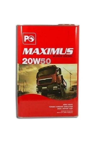 Petrol Ofisi Maximus Super Dizel 20W-50 18 lt Motor Yağı