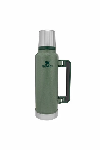 Stanley 1.5 QT Klasik Vakumlu Çelik Termos 1.4 Lt 1,4 LT - Yeşil 10-08265-001 - 3