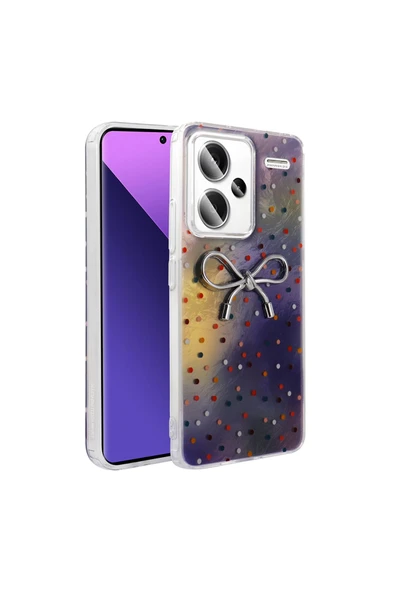 Vipfoni Xiaomi Redmi Note 13 Pro Plus 5G Kılıf Kamera Korumalı Figürlü Zore Ponti Silikon Kapak