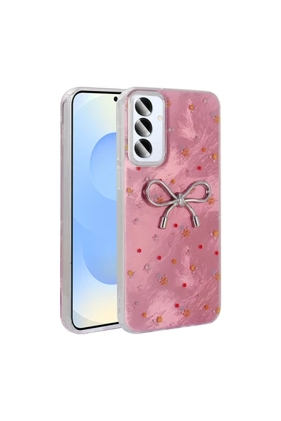batuteknoloji Galaxy S24 Kılıf Kamera Korumalı Figürlü Zore Ponti Silikon Kapak