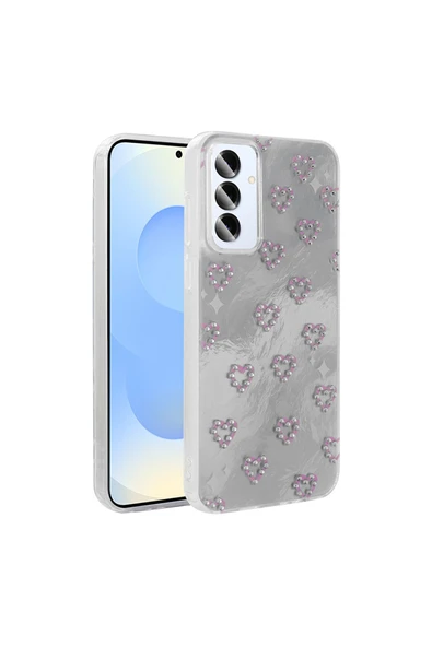 Vipfoni Galaxy A25 Kılıf Kamera Korumalı Figürlü Zore Ponti Silikon Kapak