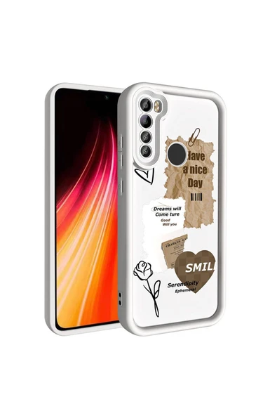 KILIFTECH Xiaomi Redmi Note 8 Kılıf Kamera Korumalı Baskılı Arka Yüzey  Klas Kapak - 3
