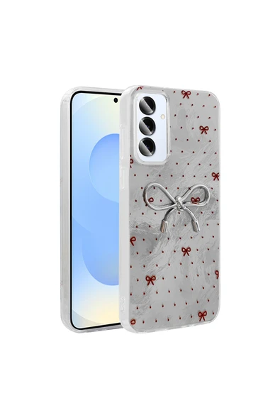 Vipfoni Galaxy A15 Kılıf Kamera Korumalı Figürlü Zore Ponti Silikon Kapak