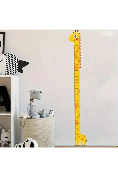 Vipfoni Sevimli Sarı Zürafa Boy Ölçüsü Sticker