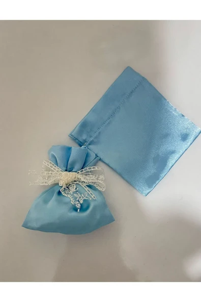 Vipfoni Yeni Doğan Bebek İçin Hediyelik Dantel Kurdeleli Lavanta Kesesi 9/12 cm 5 Adet - 2