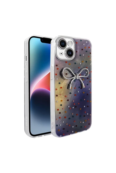 Vipfoni iPhone 13 Kılıf Kamera Korumalı Figürlü Zore Ponti Silikon Kapak