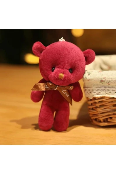 Vipfoni Peluş Oyuncak Minik Ayıcık Anahtarlık ve Çanta Aksesuarı 1 Adet