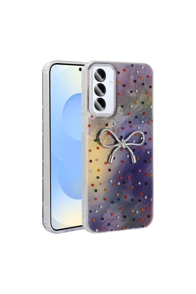 Vipfoni Galaxy S24 FE Kılıf Kamera Korumalı Figürlü Zore Ponti Silikon Kapak