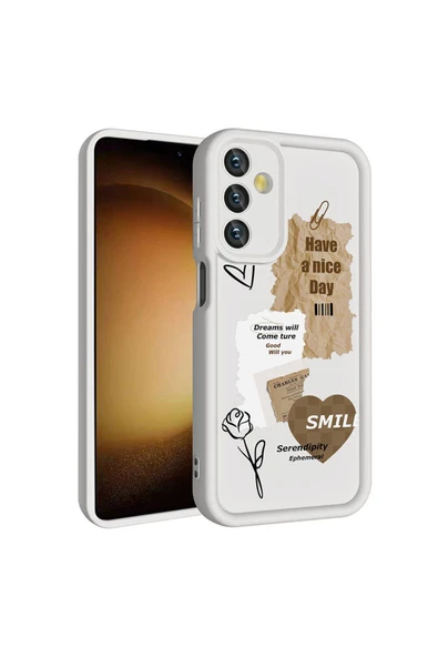 Roketcim Galaxy A15 Kılıf Kamera Korumalı Baskılı Arka Yüzey Zore Klas Kapak