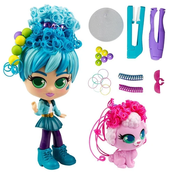 Silverlit Curli Girls Bebek ve Hayvan 2'li Set - Adeli ve Fiji ürün görseli