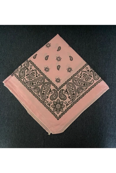 Vipfoni Pamuklu Klasik Şal Desen 2 Adet Bay& Bandana