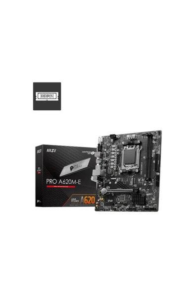 MSI Pro A620M-E AMD AM5 DDR5 Micro ATX Anakart Outlet