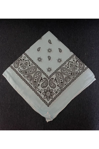 Vipfoni Pamuklu Klasik Şal Desen 2 Adet Bay& Bandana