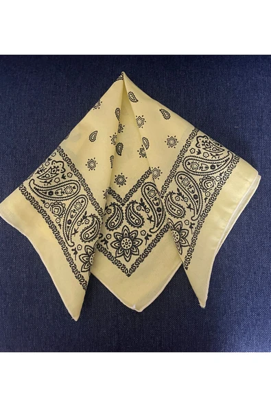 Vipfoni Pamuklu Klasik Şal Desen 2 Adet Bay& Bandana - 2