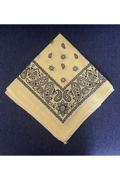 Vipfoni Pamuklu Klasik Şal Desen 2 Adet Bay& Bandana